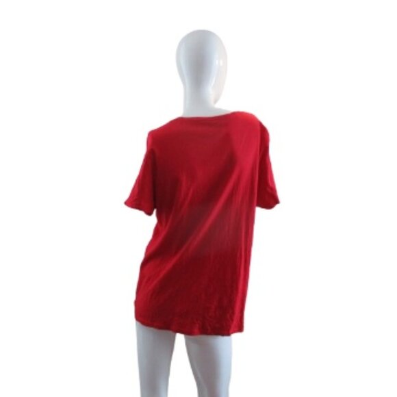 🎨 Red Graphic Tee – Picasso-Inspired Face Art | 3XL - Picture 4 of 5